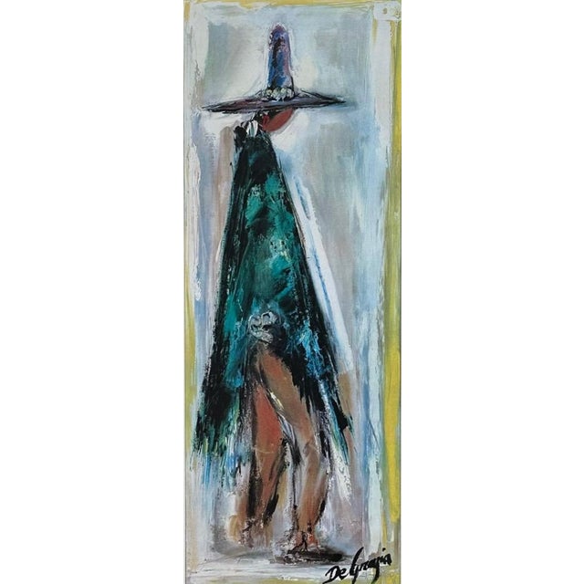 Mid 20th Century Vintage Framed Ted DeGrazia Mid-Century Southwestern Lithograph Prints Navajo Bride and Groom Pair For Sale - Image 5 of 13