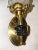 1950s 1950's French Regency Gilt and Patinated Bronze Hand/ Fist Torch Sconce For Sale - Image 5 of 11