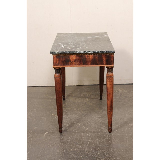 Early 19th C. French Marble Top Console For Sale - Image 9 of 12