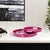 Saint Tropez Round Tray Set of 2 - Fuchsia For Sale - Image 10 of 10