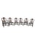 English Mahogany Hepplewhite Chairs, 1920s, Set of 6 For Sale - Image 4 of 18