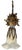 Vintage Filip Ravert Romblast White Frosted Romblast Shade Tole Pendant Light For Sale - Image 4 of 18