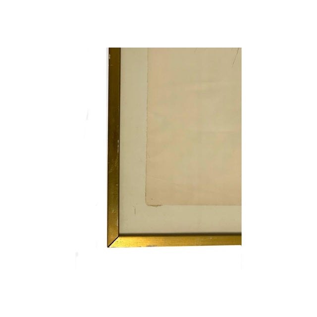 1960s Mid Century Modern Cattail Drawing by Bruce Dorfman (Am. Born 1936) For Sale In New York - Image 6 of 11