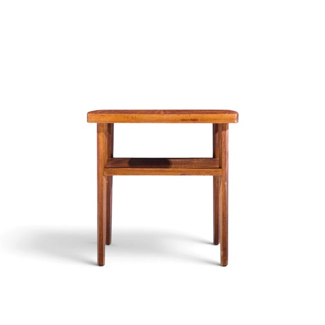 Mid 20th Century George Nakashima for Widdicomb Sundra Mid Century Walnut Side End Table For Sale - Image 5 of 10