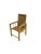 Tan Scandinavian Style Wood and Wicker Children's Chair, 1970s For Sale - Image 8 of 8