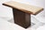 Mid-Century Modern Minimalist Console in Travertine and Patinated Metal, 1970s For Sale - Image 3 of 18