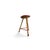 Industrial workshop stool executed in steel and wood, attributed to germany, early 20th century. the stool features a...