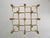 Metal Geometric Brass Chandelier by Gaetano Sciolari for Boulanger, 1970s For Sale - Image 7 of 18