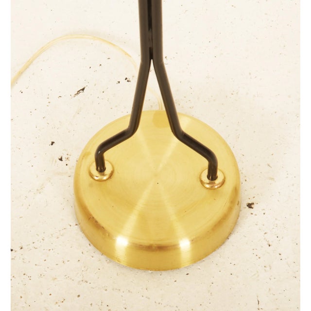 Floor Lamp in Brass & Lacquered Metal by Eskilstuna Elektro Fabriks Ab, 1960s For Sale - Image 3 of 11