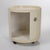 Cylindrical cabinet with wheels and a door from the 1970s. Designed by Anna Castelli and produced by Kartell. The plastic...