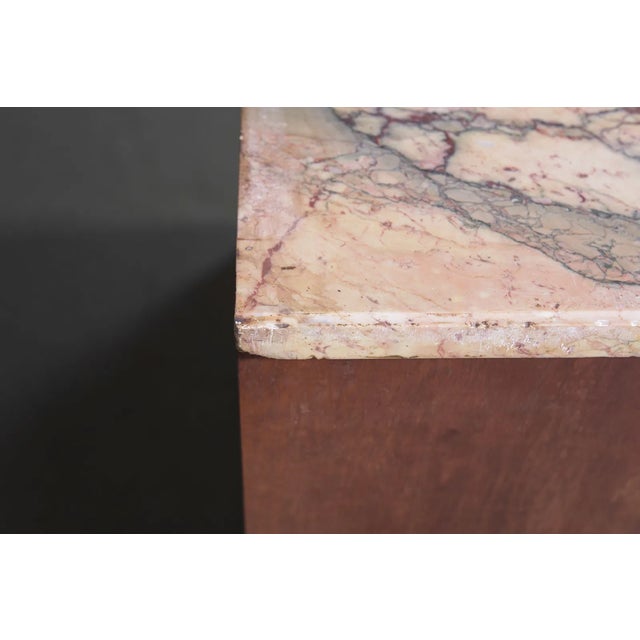 Textile Louis XVI Style Marble Top Buffet / Sideboard C1800's For Sale - Image 7 of 8
