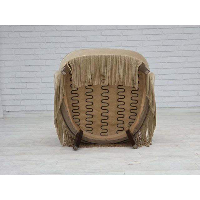 Vintage Danish Chair in Furniture Velour, 1960s For Sale - Image 4 of 18