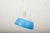 Vintage Pendant Lamp in Blue and White Lacquered Metal by Finn Juhl for Lyfa, Denmark, 1963. For Sale - Image 12 of 13
