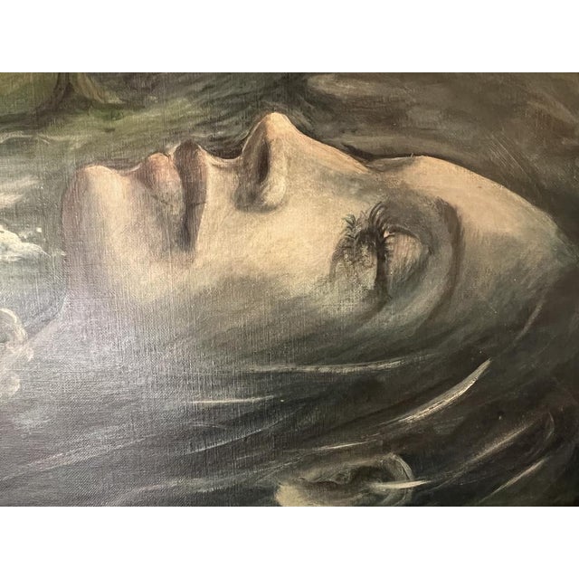 1970s Noel Dumolard, The Dream, 1970s, Oil on Canvas, Framed For Sale - Image 5 of 10