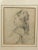 American 19th Century, American Pencil Drawing of Ann Eugene Dalton Circa 1888. For Sale - Image 3 of 6