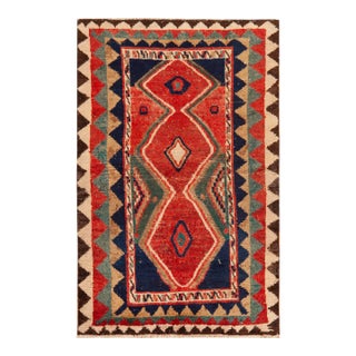 Nazmiyal Collection Vintage Persian Gabbeh Rug For Sale