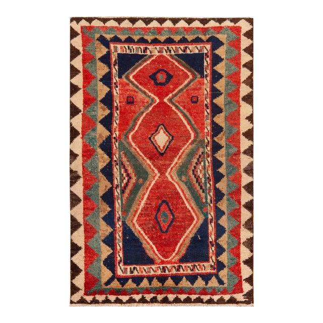 Nazmiyal Collection Vintage Persian Gabbeh Rug For Sale