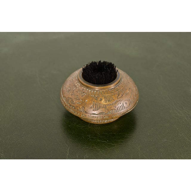 Marshall Fields Marshall Field & Co. Antique Viking Bronze Pen Brush, Circa 1910 For Sale - Image 4 of 8