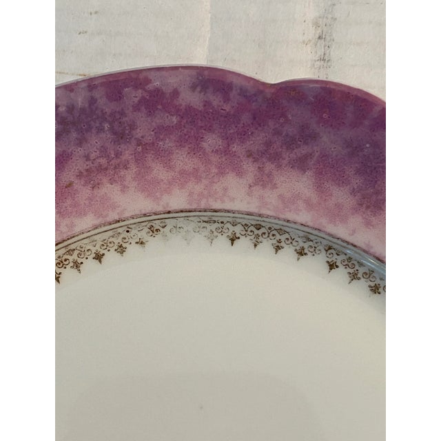 Ceramic Antique Oscar Gutherz French Limoges Plates - Pair For Sale - Image 7 of 13