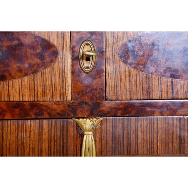 Art Deco Mahogany, Marble and Bronze Buffet by Paul Follot, France, 1920s For Sale - Image 9 of 18