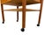 Mid 20th Century Vintage Danish Modern Rolling Side Table With Drawer and Lower Shelf For Sale - Image 5 of 11
