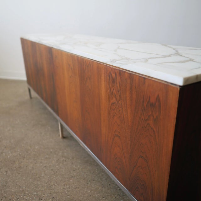 Florence Knoll Rosewood Credenza For Sale - Image 12 of 12