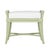 Light Green Small Malacca Bench - Celery Green For Sale - Image 8 of 8