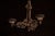 Antique Cast Iron Gothic Revival Three-Light Chandelier For Sale In Chicago - Image 6 of 13