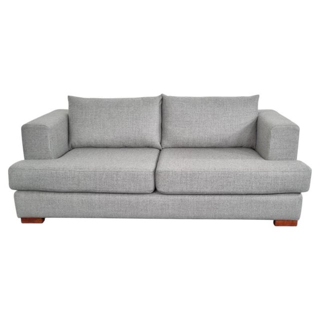 Metal Castelbajac Sofa in Light Grey Wool from Ligne Roset For Sale - Image 7 of 7