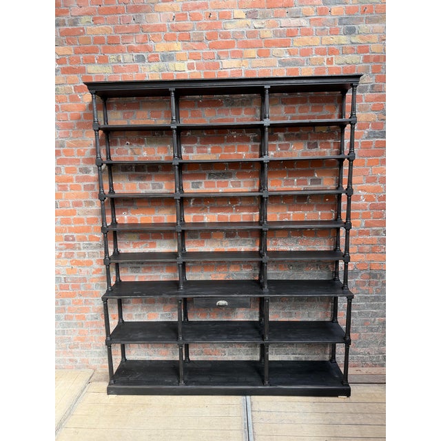 Wood Huge Display Shelf, 1980s For Sale - Image 7 of 13