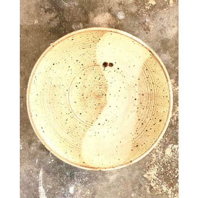 Vintage Original Signed Studio Pottery Bowl For Sale - Image 4 of 8