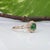 Metal 1.8Ct Tsavorite Garnet Ring With Earth-Mined Diamond Accents: Solid 14k Gold, Size 6.75 For Sale - Image 7 of 9