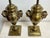 Pair of Brass Mid Century Regency Style Table Lamps With Ram Heads For Sale - Image 4 of 10