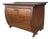 Antique Walnut and Oak Bombé Front Chest For Sale
