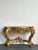 Mid 20th Century Antique Giltwood Rococo Style Console Marble Top Table For Sale - Image 5 of 18