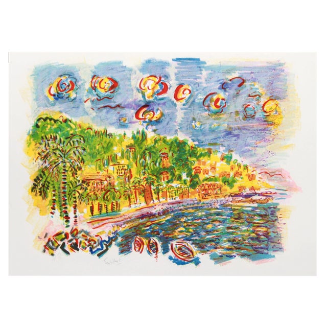 Wayne Ensrud Lithograph - Santa Margherita For Sale