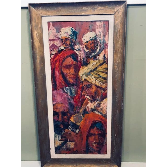 1960s 1960s Mid Century Signed Impasto by Victor Olsen For Sale - Image 5 of 13