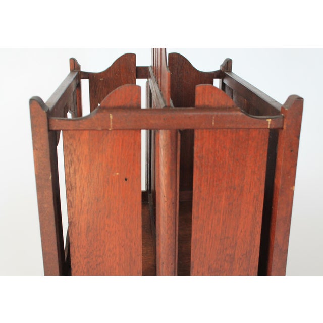 Vintage Arts & Craft Style Magazine Rack For Sale - Image 12 of 15