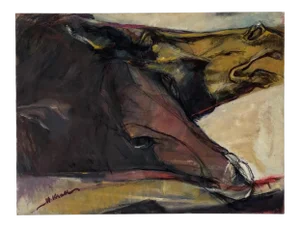 Horse in a Landscape, Oil on Canvas