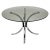 Mid-Century Italian Chromed Steel Coffee Table with Round Smoked Glass Top, 1960s For Sale - Image 15 of 15