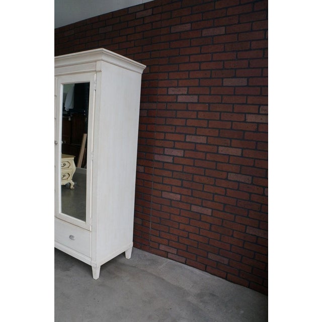 Ethan Allen Swedish White Armoire Chairish
