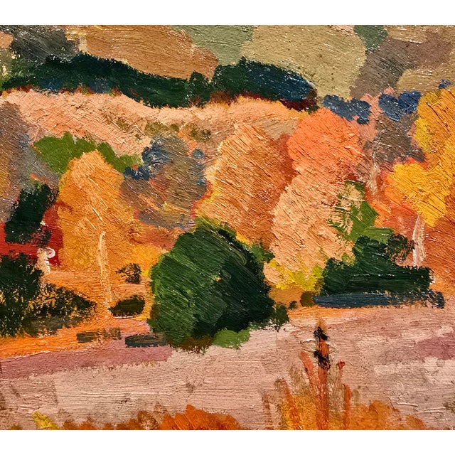 Tan Anders Aldrin -Autumn in a California Landscape - Oil Painting For Sale - Image 8 of 10