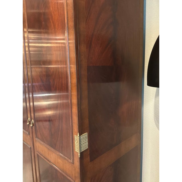 Jonathan Charles Gentleman's Armoire For Sale - Image 12 of 14