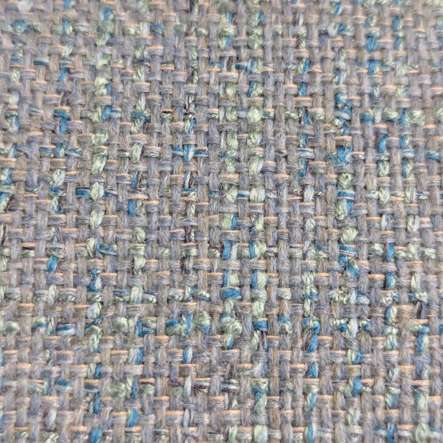 Room and Board Reese Modern Blue Sectional Sofa With Chaise For Sale In San Francisco - Image 6 of 8