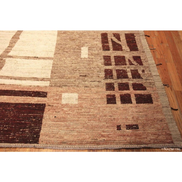 2020s Large Tribal Primitive Design Central Asian Rug For Sale - Image 5 of 7