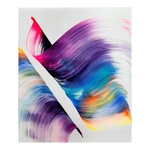 Contemporary Abstract Acrylic on Canvas Painting "Vibrations" by Nikolaos Schizas