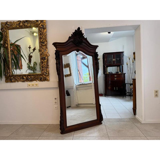 Baroque Gründerzeit Wall Mirror, 1865 For Sale - Image 13 of 13