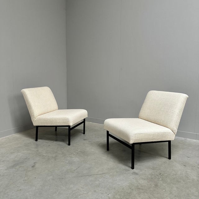 Mid-Century Modern Chairs and Coffee Table, 1960s, Set of 6 For Sale - Image 12 of 15