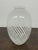 Glass Whirling White Spiral Vase For Sale - Image 7 of 12