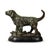 Art Deco Bronze Dog Sculpture on Black Marble Base, 1950s For Sale - Image 6 of 6